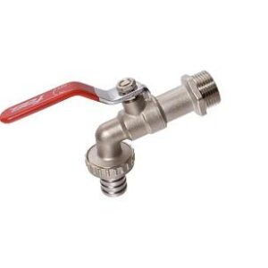 Canilla de pared esférica de 1/2"